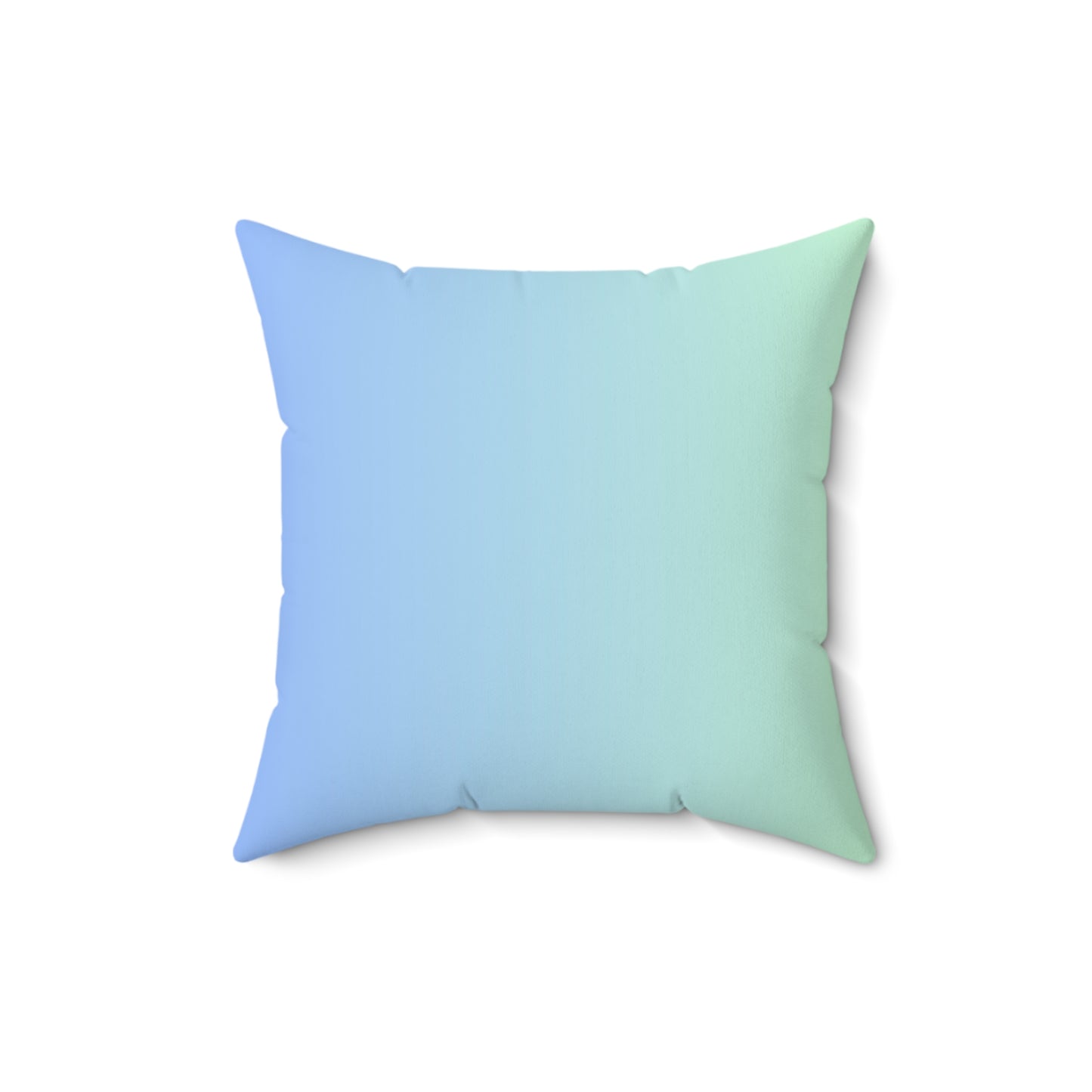 Leopard Print (Dual) Blue-Green Ombre Throw Pillow