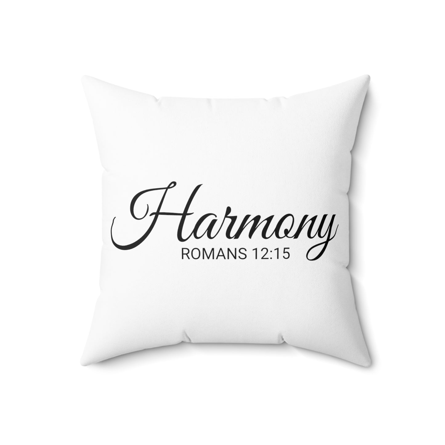 Scripture Harmony Romans 12:15 Bible Verse Pillow