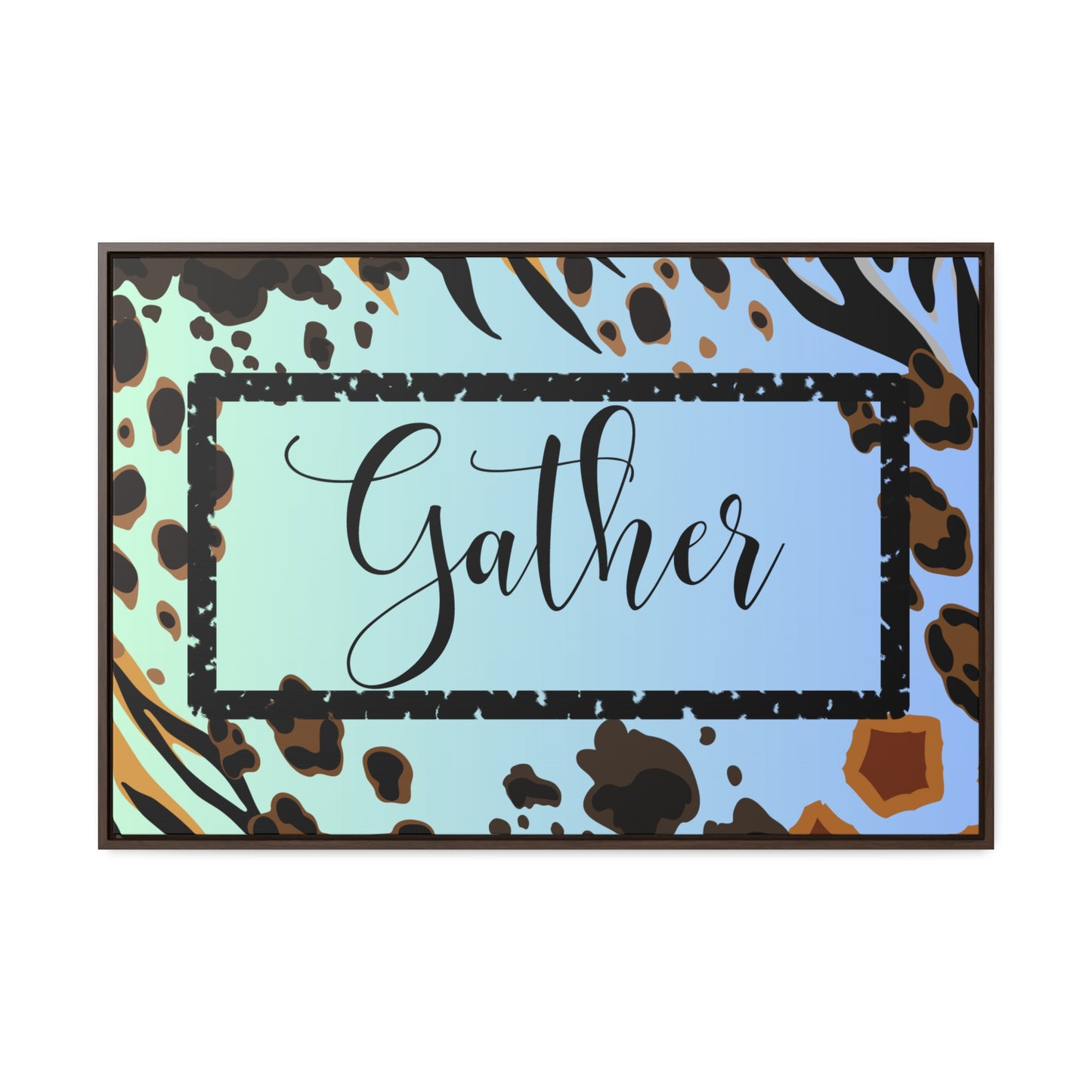 Christian Wall Art: Gather (Floating Frame)