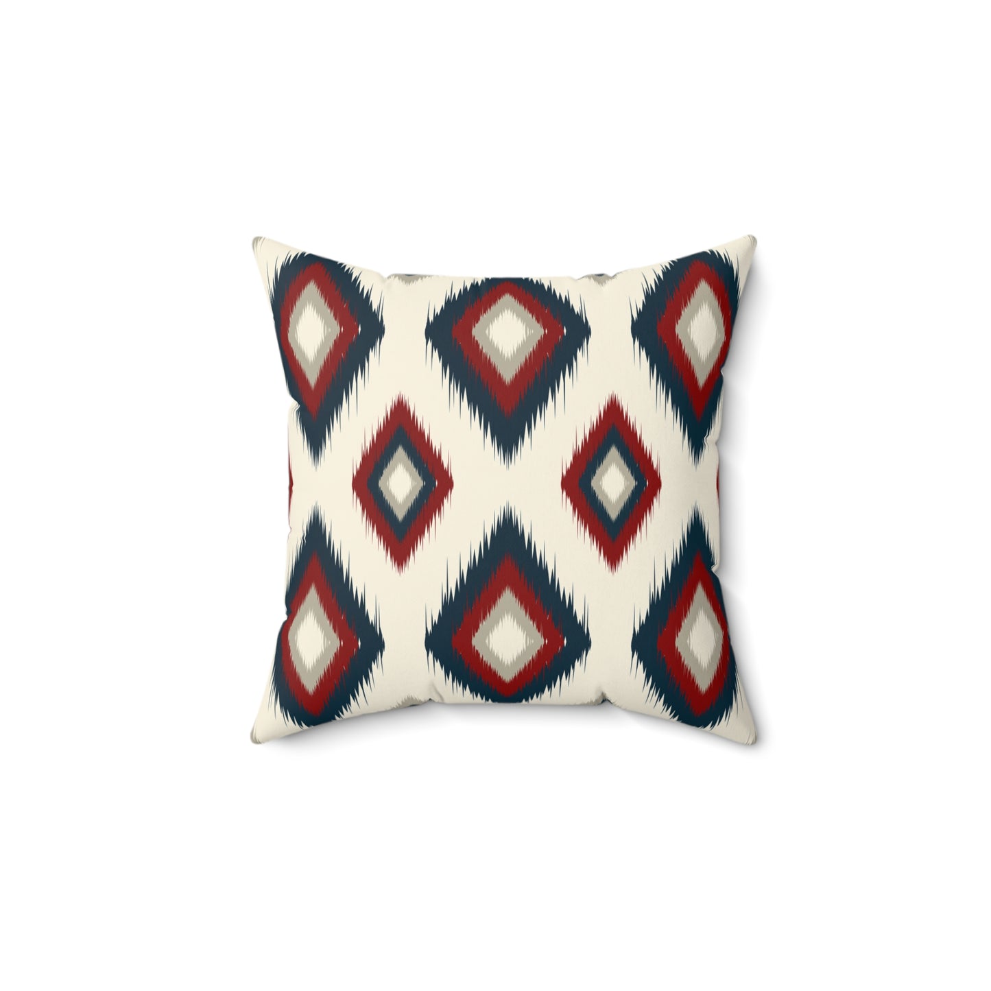 Ikat Style Throw Pillow