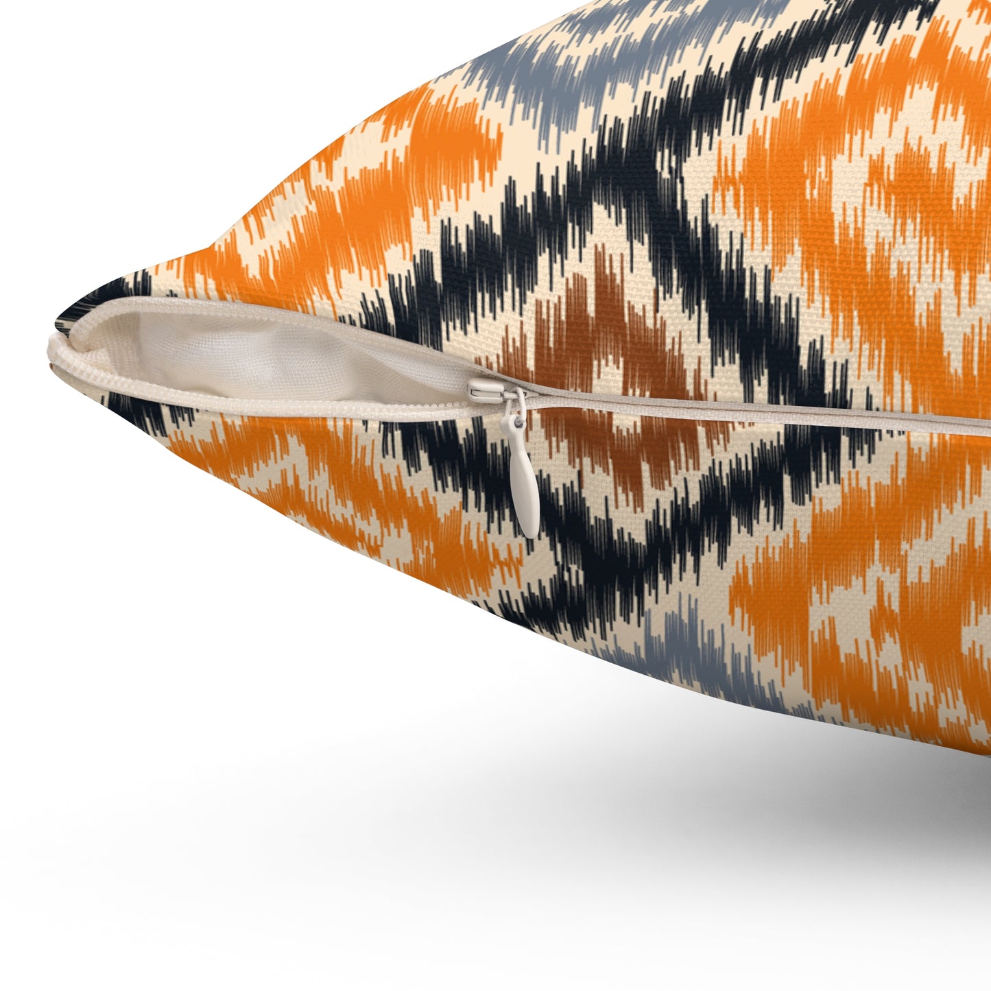 Ikat Style Throw Pillow