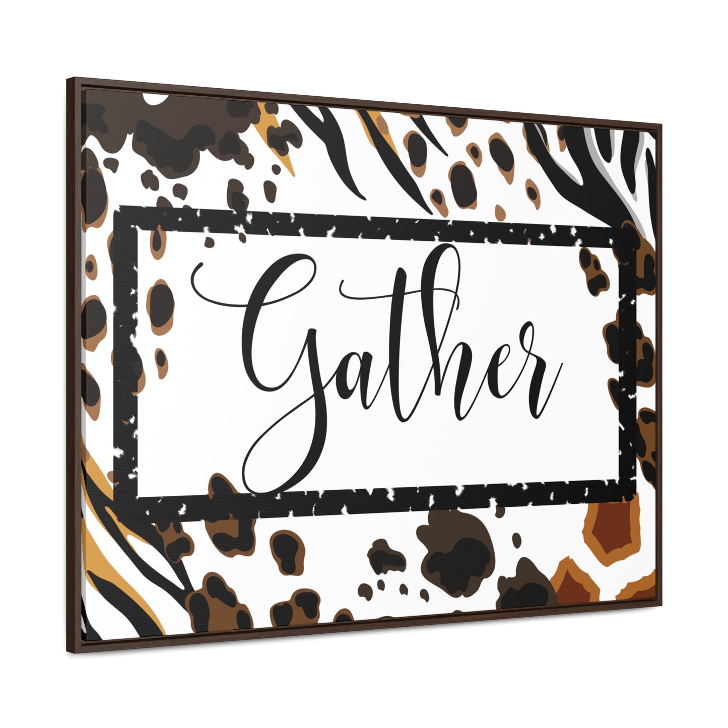 Christian Wall Art: Gather (Floating Frame)