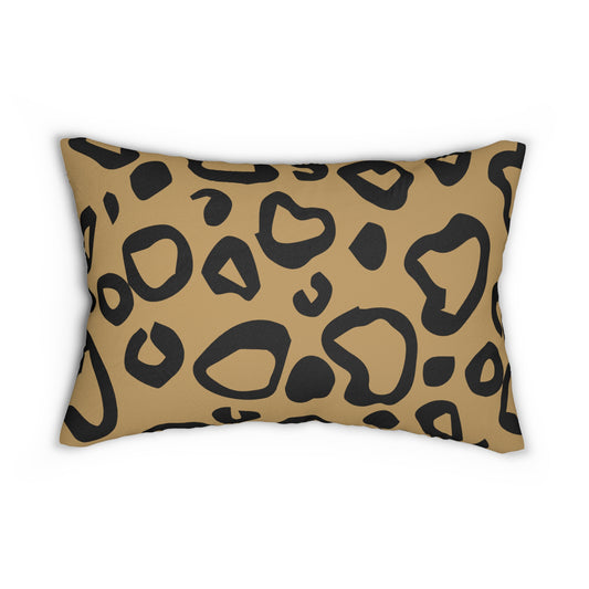 Leopard Print Lt. Brown Accent Pillow