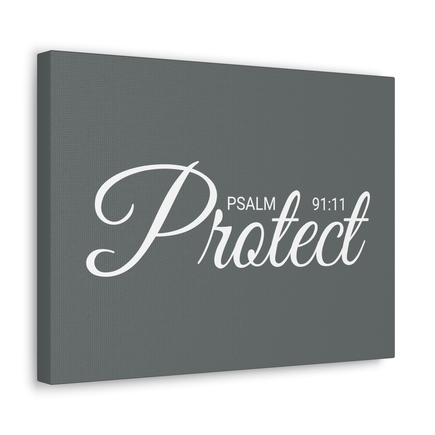 Christian Wall Art "Protect" Psalm 91:11 Ready to Hang Unframed