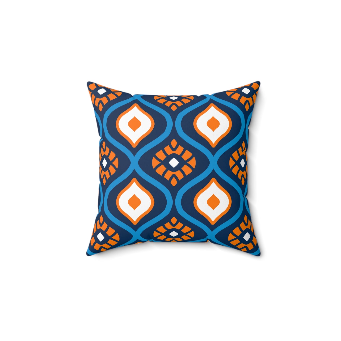 Ikat Style Throw Pillow