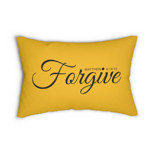 Scripture Forgive Matthew 6:14-15 Bible Verse Pillow