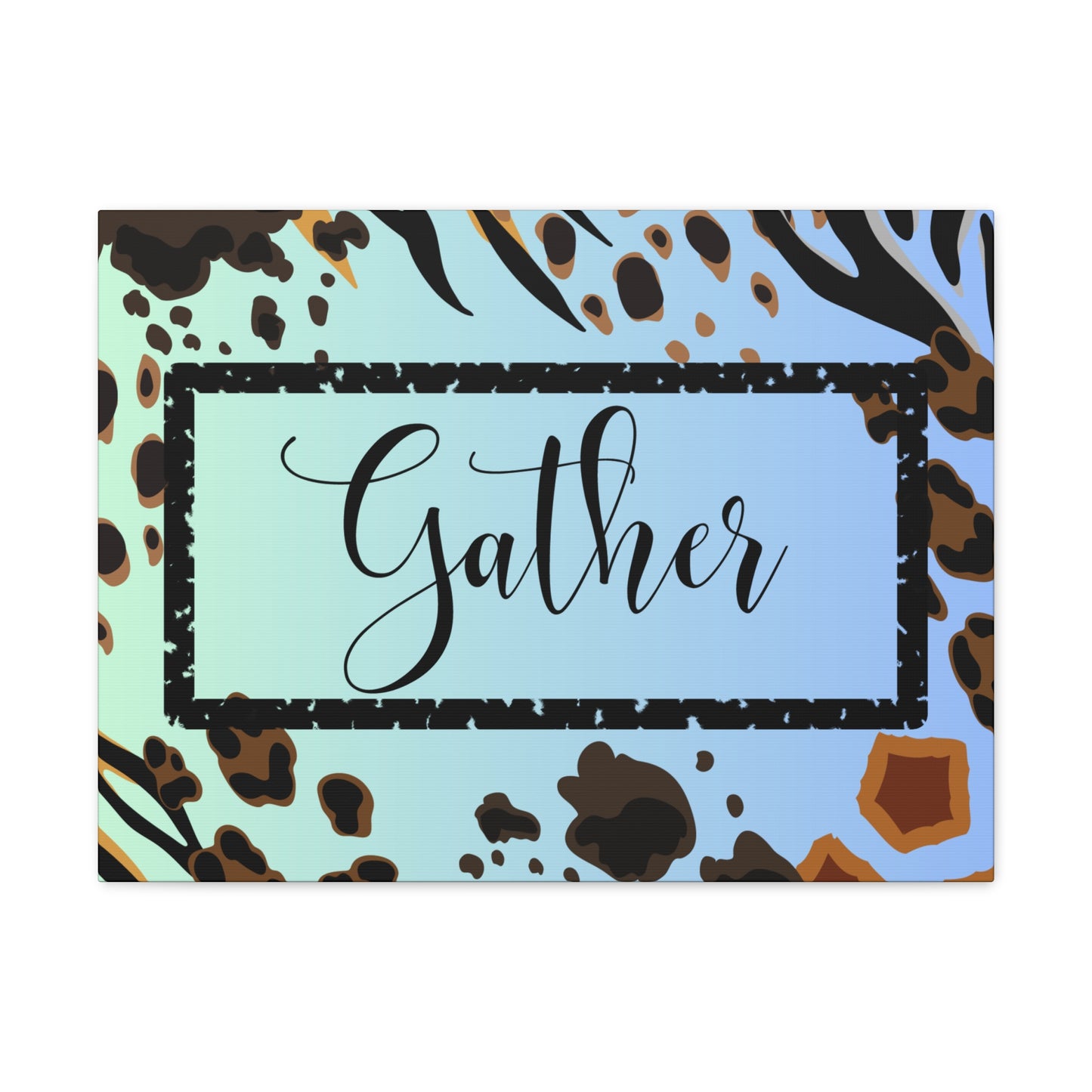 Christian Wall Art: Gather (Wood Frame Ready to Hang)