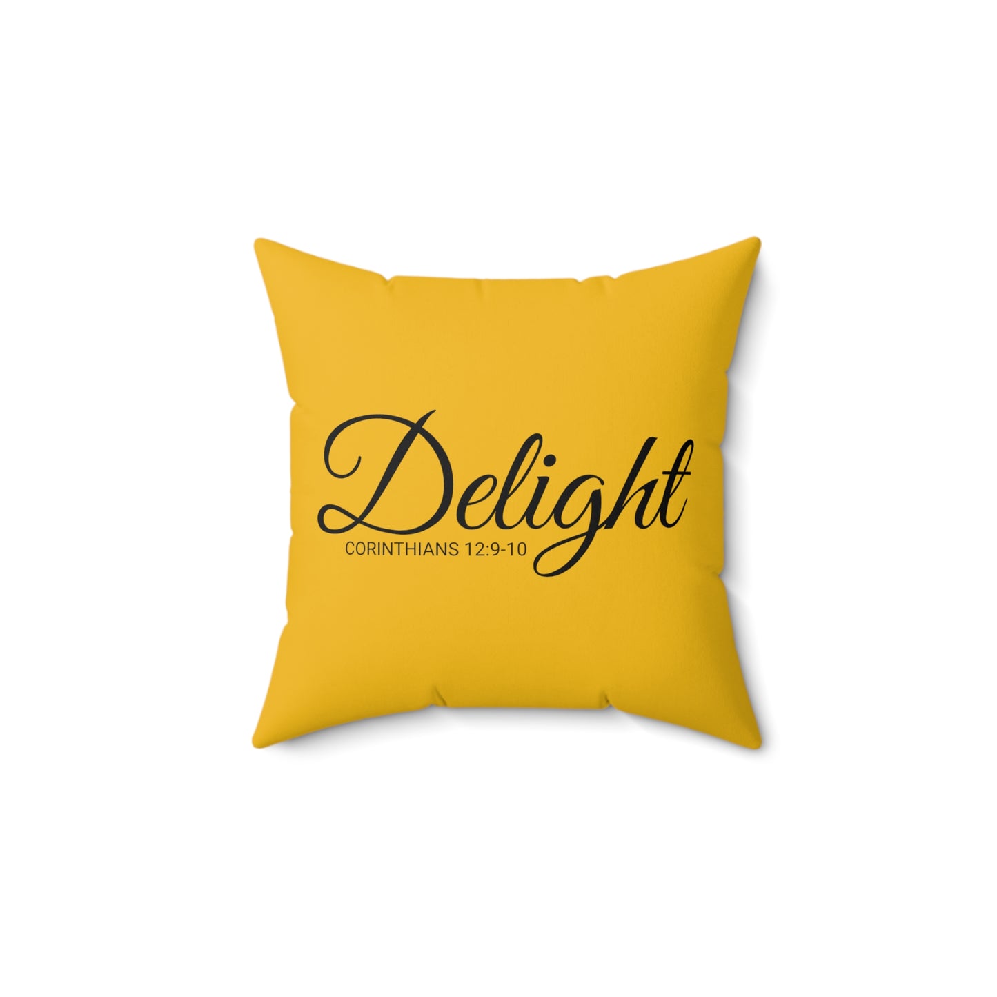 Scripture Delight Corinthians 12:9-10 Bible Verse Pillow