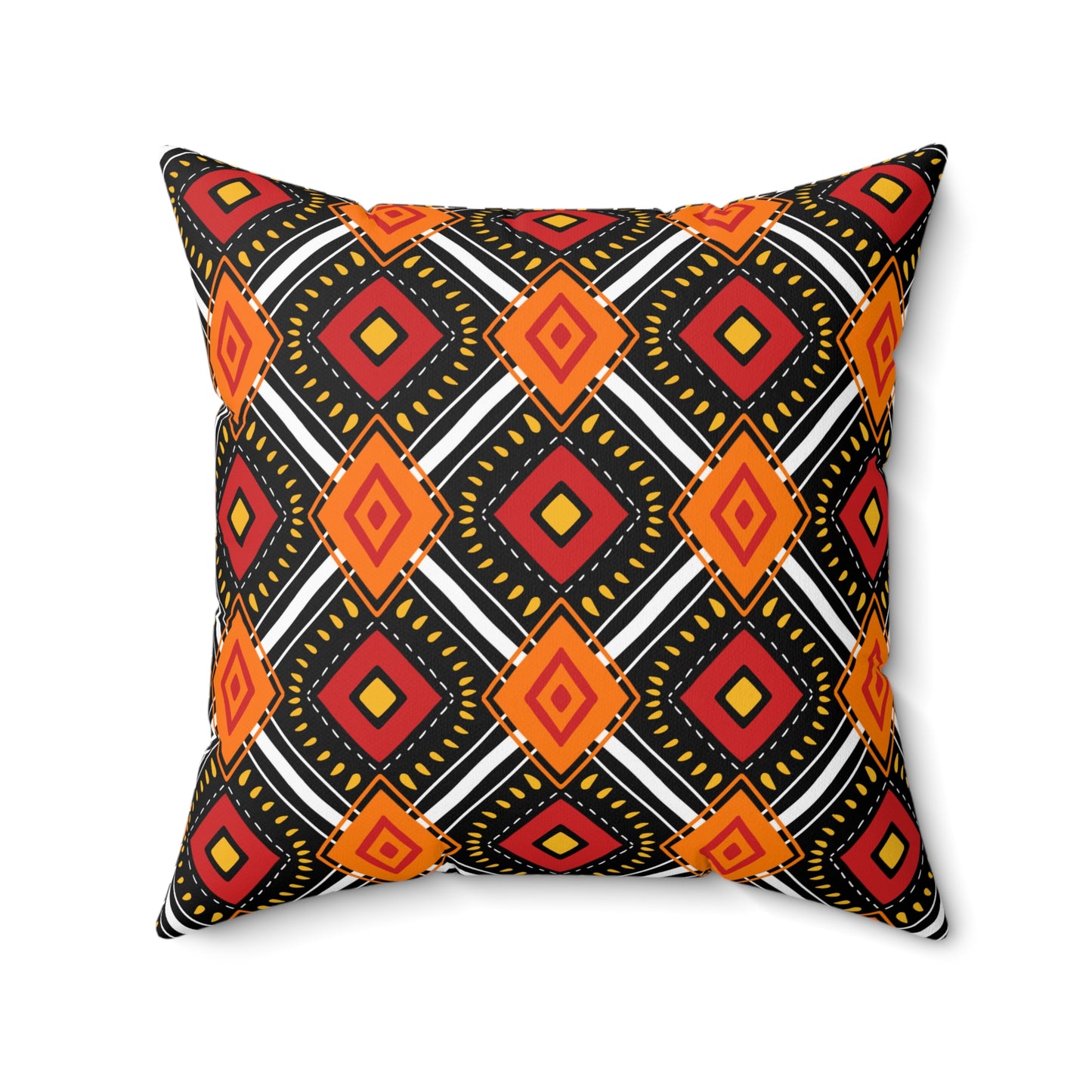 Ikat Style Throw Pillow