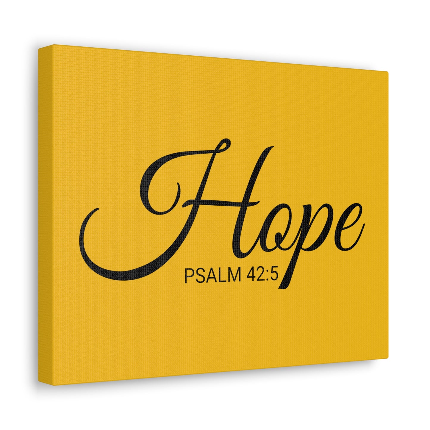 Chrisitan Wall Art "Hope" Verse Psalm 42:5 Ready to Hang Unframed