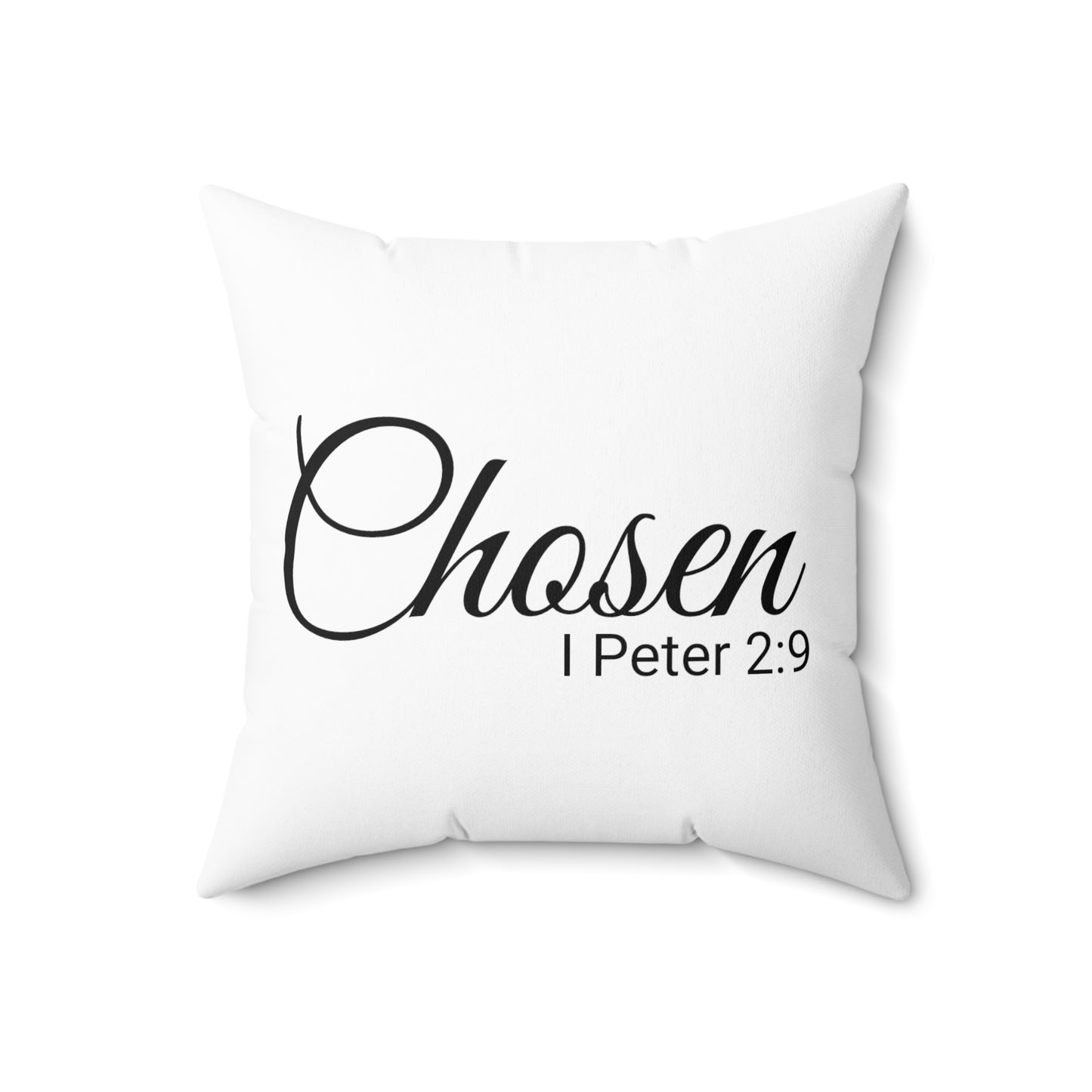 Scripture Chosen 1 Peter 2:9 Bible Verse Throw Pillow