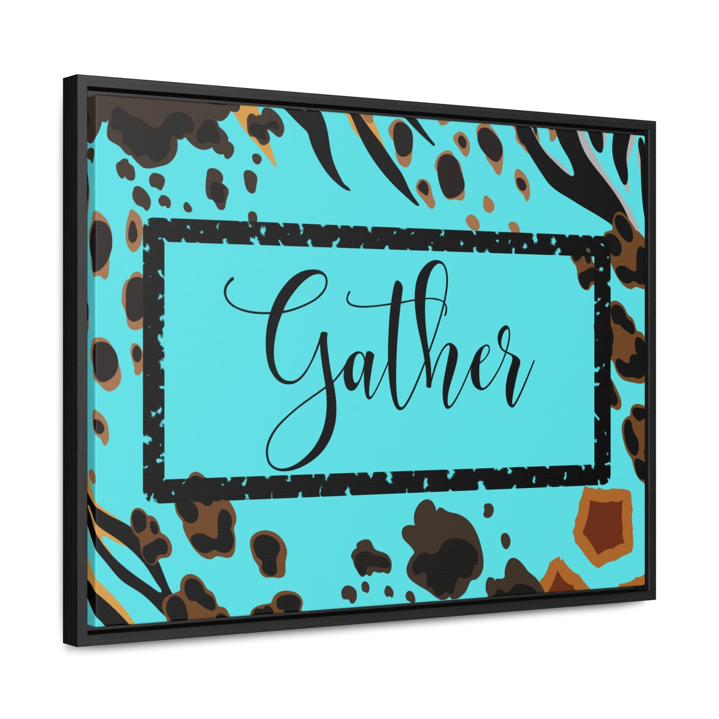 Christian Wall Art: Gather (Floating Frame)