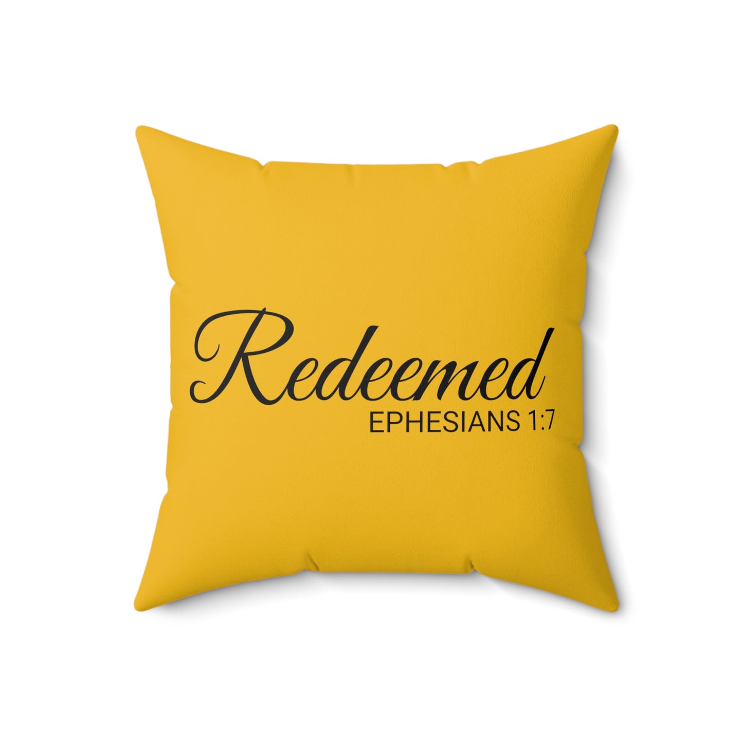 Scripture Redeemed Ephesians 1:7 Bible Verse Pillow