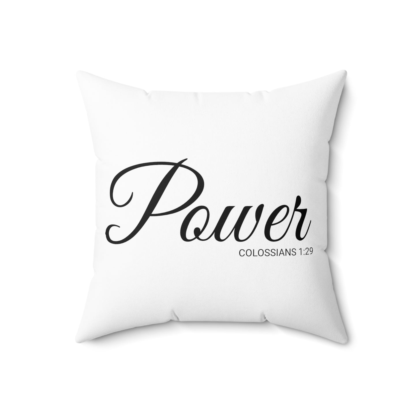 Scripture Power Colossians 1:29 Bible Verse Pillow