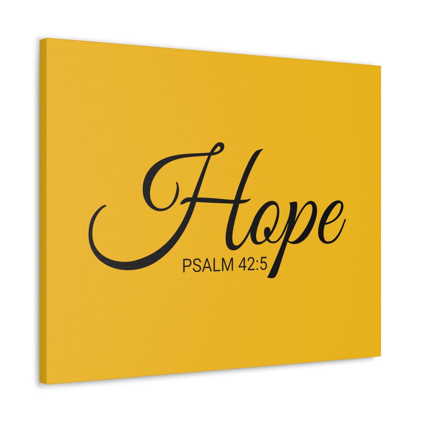 Chrisitan Wall Art "Hope" Verse Psalm 42:5 Ready to Hang Unframed