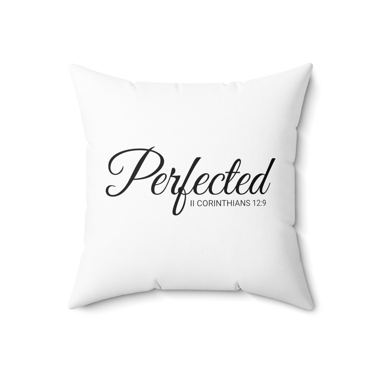 Scripture Perfected 2 Corinthians 12:9 Bible Verse Pillow