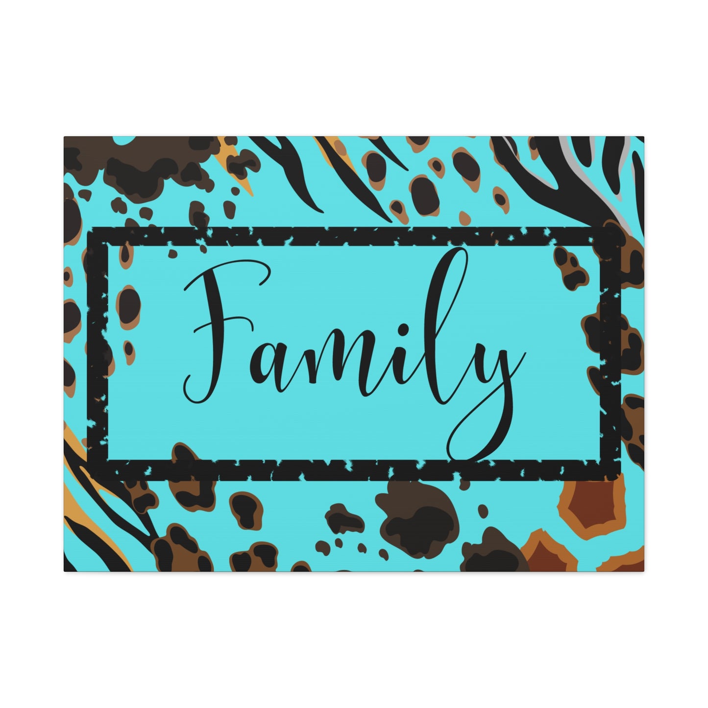 Christian Wall Art: Family (Wood Frame Ready to Hang)