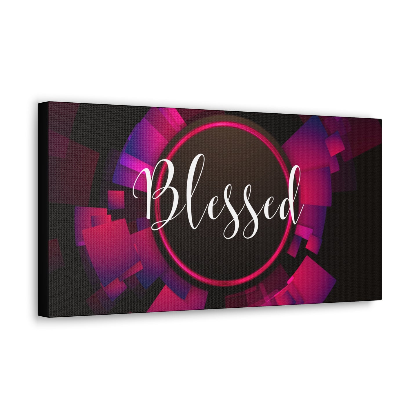 Christian Wall Art: Blessed (Wood Frame Ready to Hang)