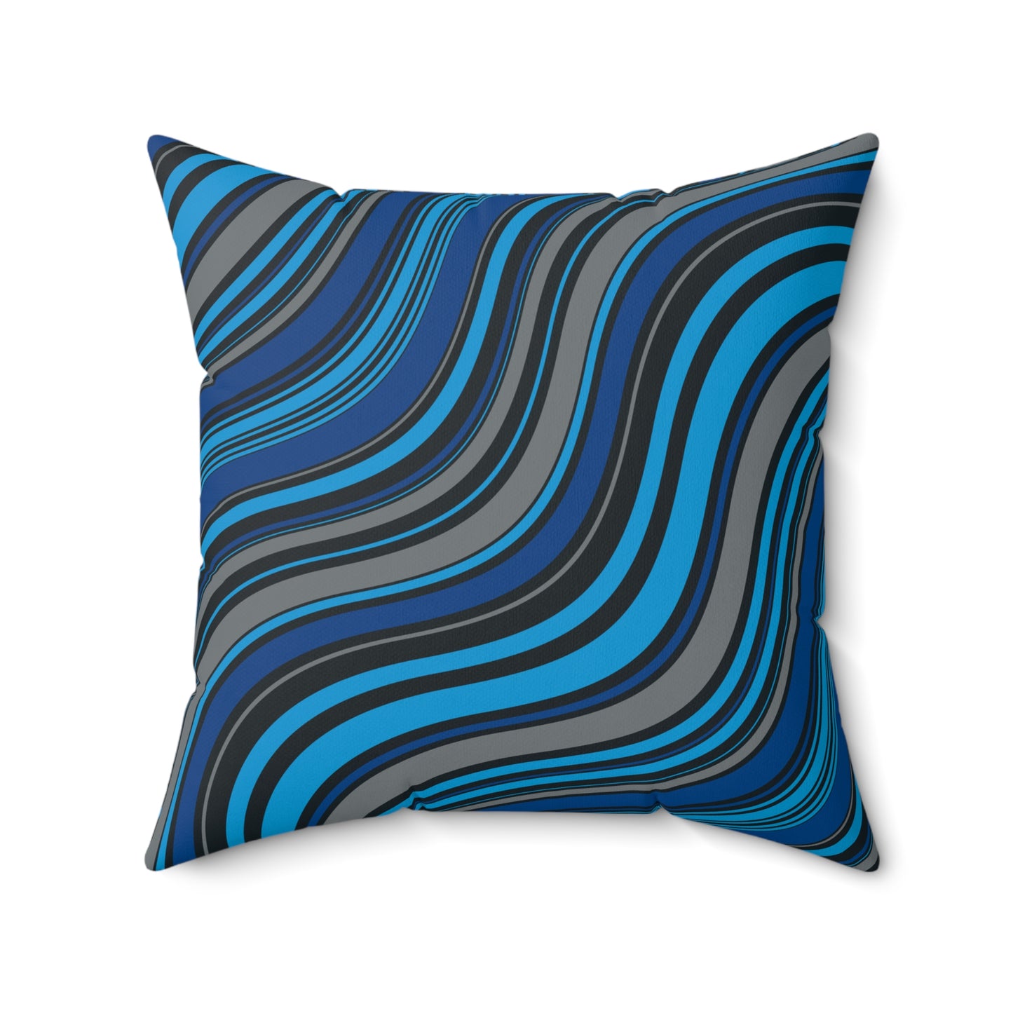 Color of Wave Throw Pillow