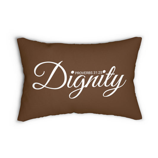 Scripture Dignity Proverbs 31:25 Bible Verse Pillow