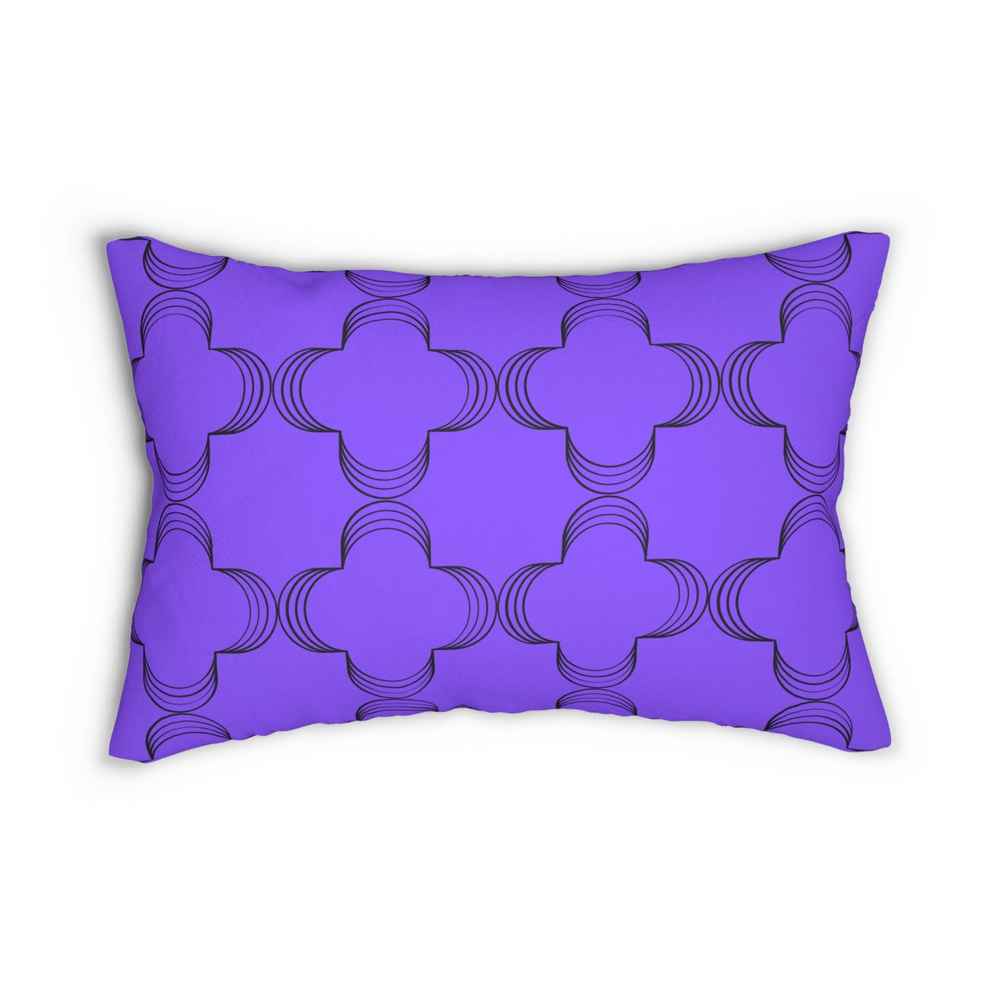 Geometric Violet (Matching The Gathering Place) Accent Pillow