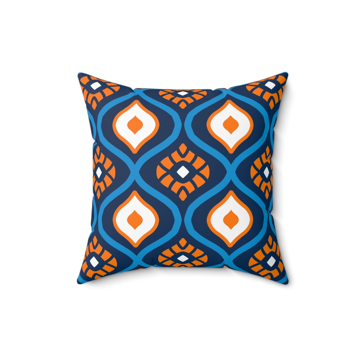 Ikat Style Throw Pillow