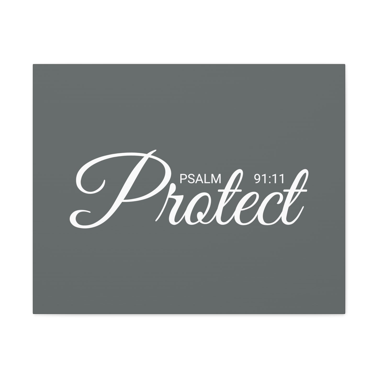 Christian Wall Art "Protect" Psalm 91:11 Ready to Hang Unframed