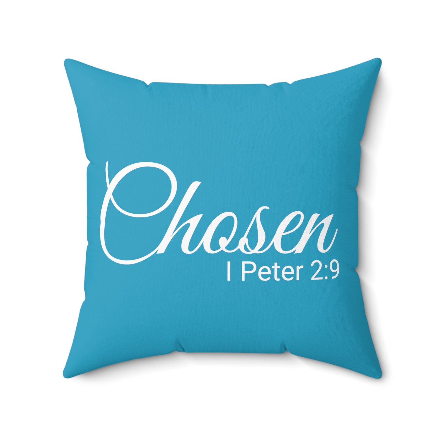 Scripture Chosen 1 Peter 2:9 Bible Verse Throw Pillow