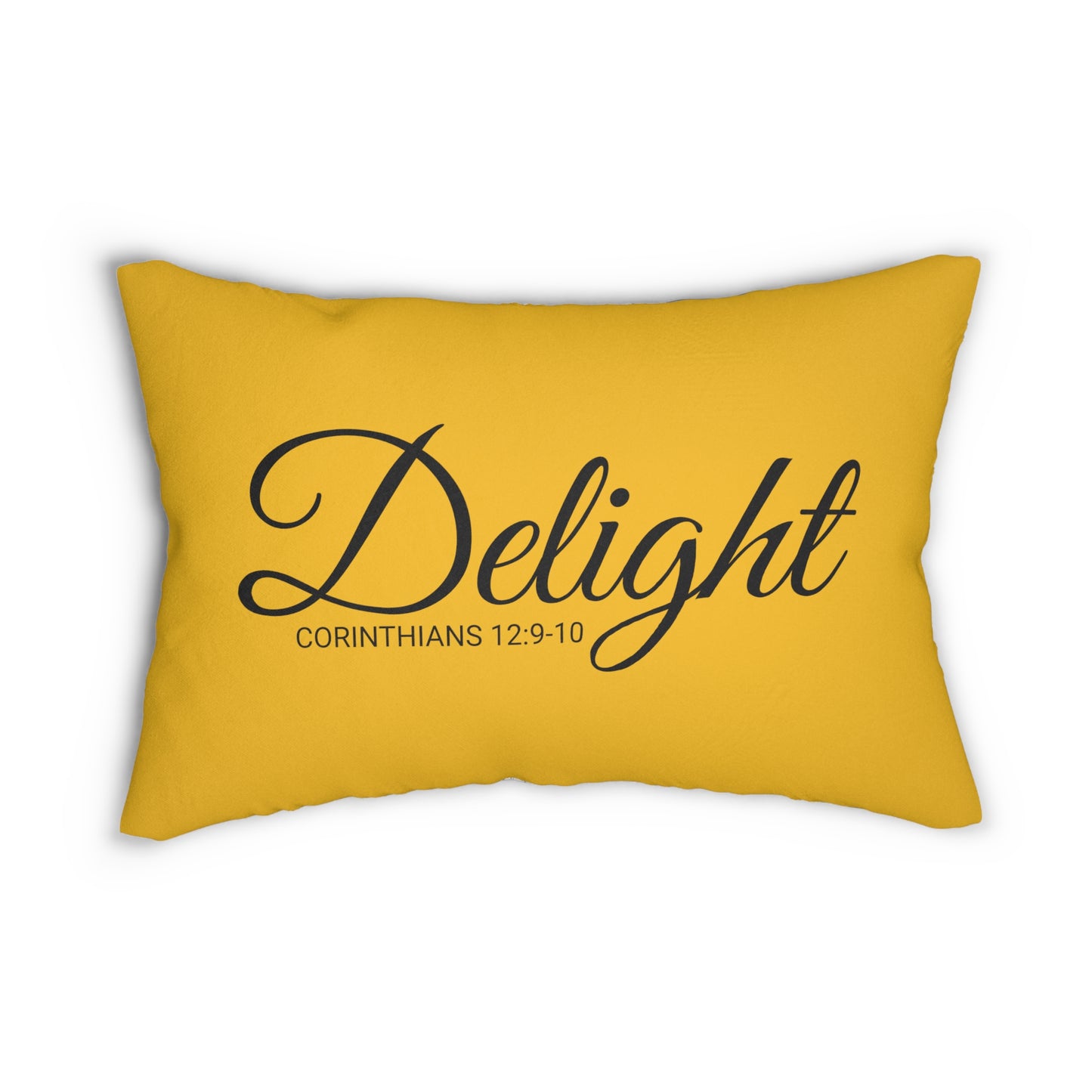 Scripture Delight Corinthians 12:9-10 Bible Verse Pillow