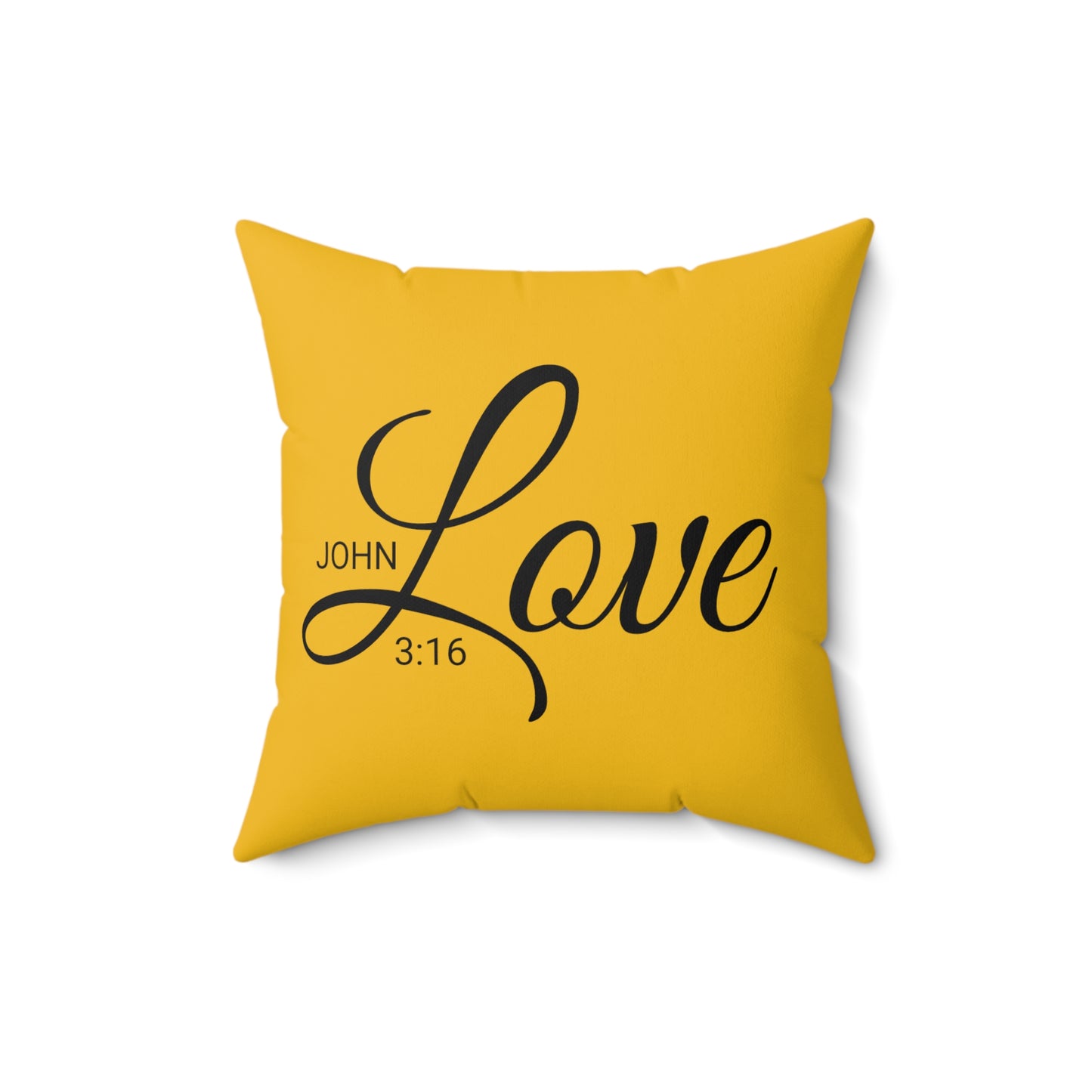 Scripture Love John 3:16 Bible Verse Pillow