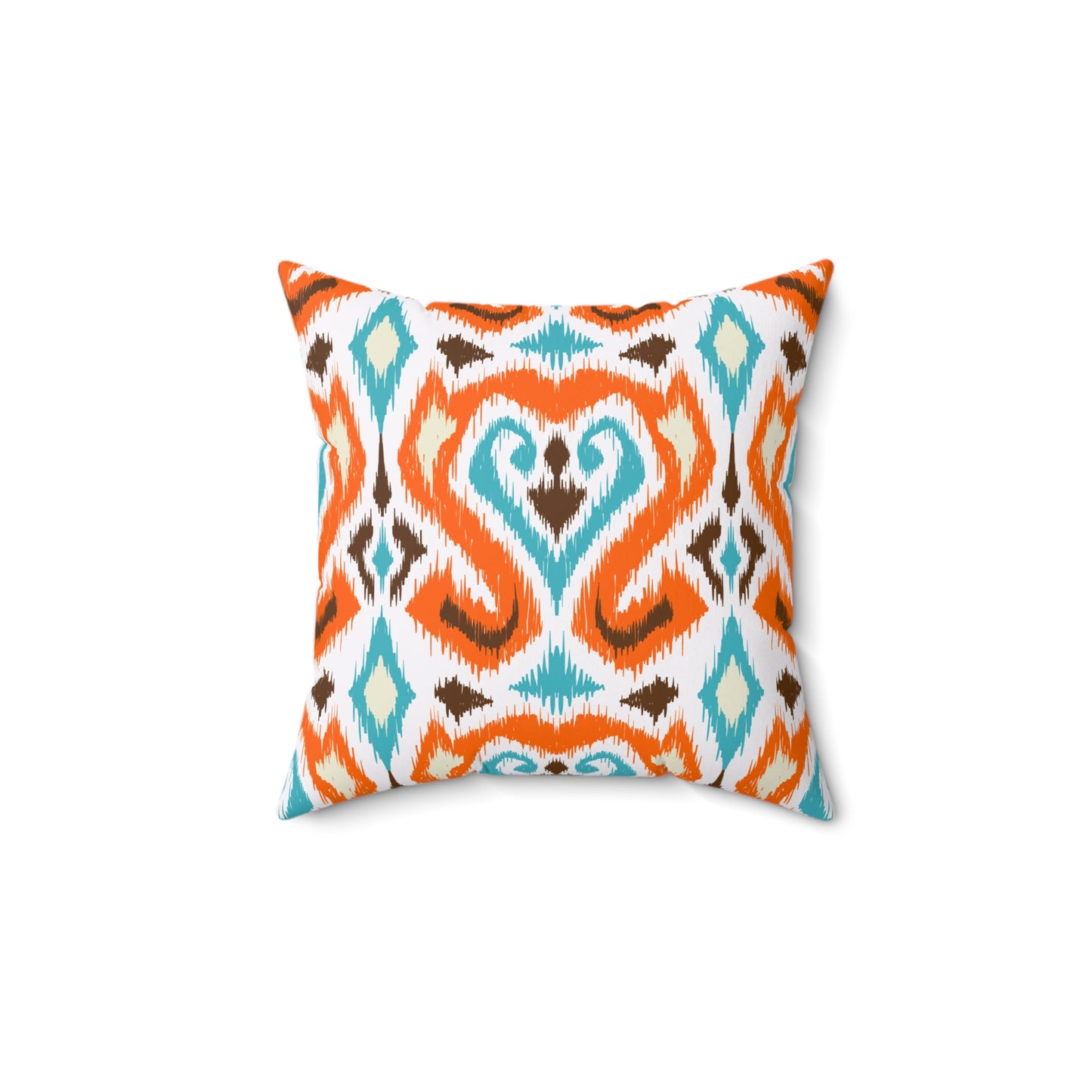 Ikat Style Throw Pillow