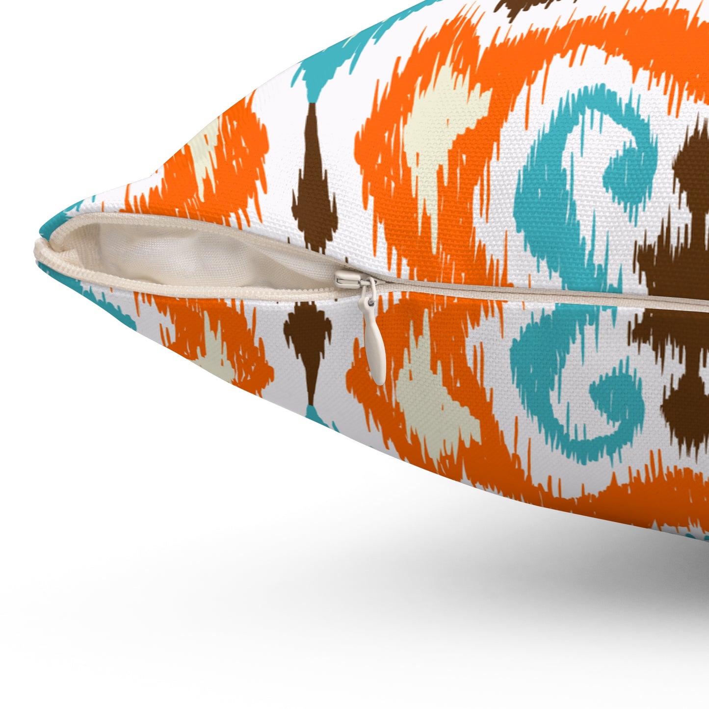 Ikat Style Throw Pillow