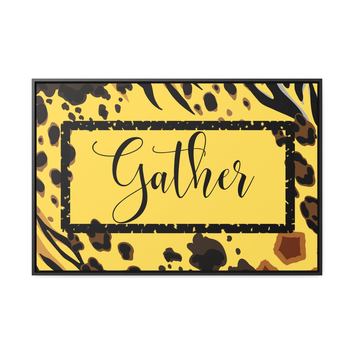 Christian Wall Art: Gather (Floating Frame)