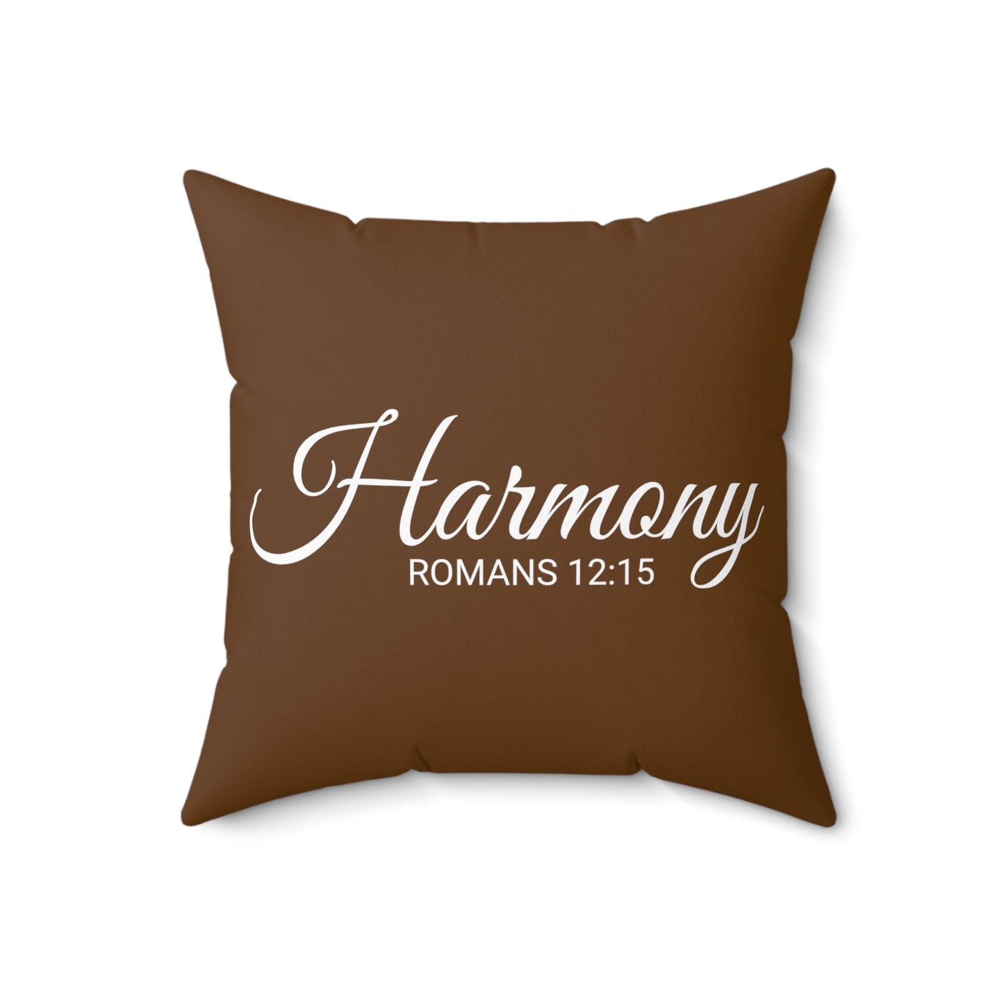 Scripture Harmony Romans 12:15 Bible Verse Pillow