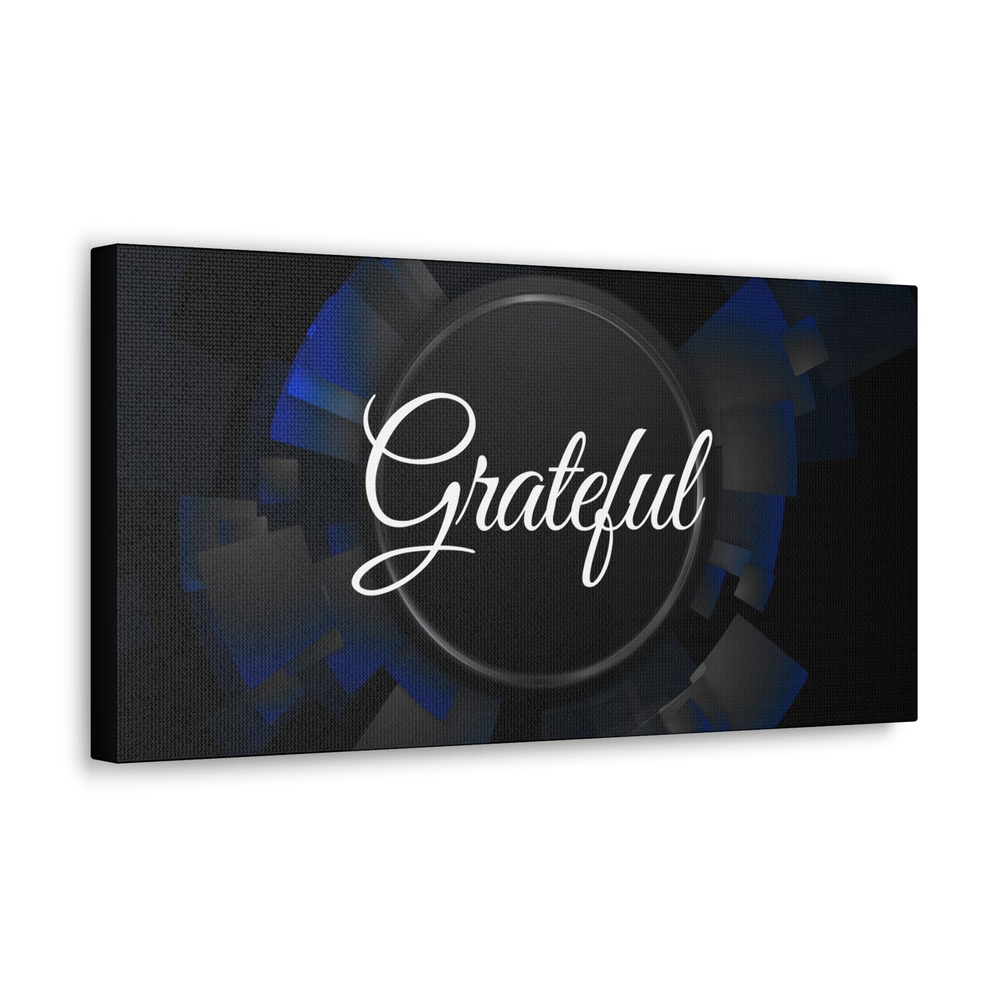 Christian Wall Art: Grateful (Wood Frame Ready to Hang)