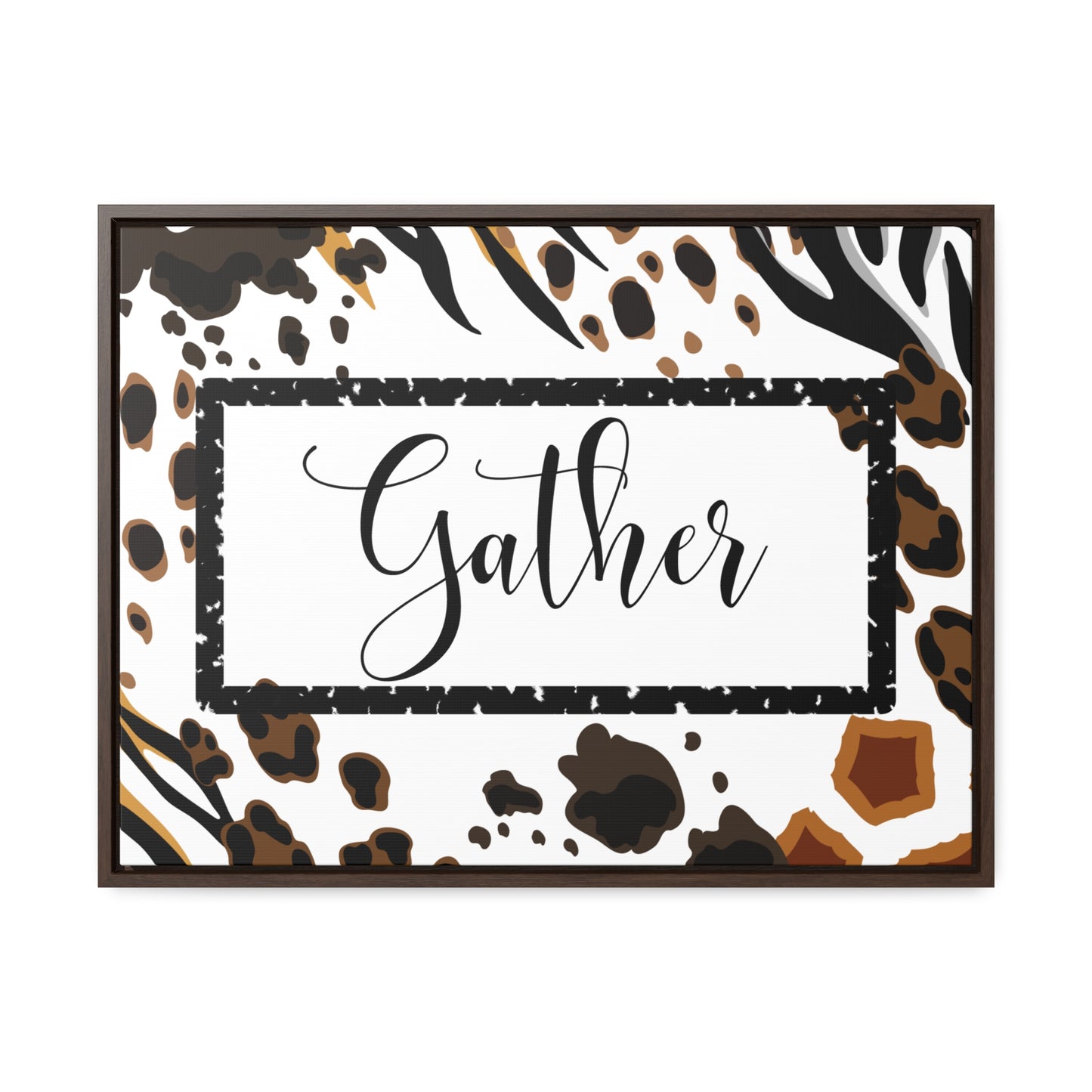 Christian Wall Art: Gather (Floating Frame)