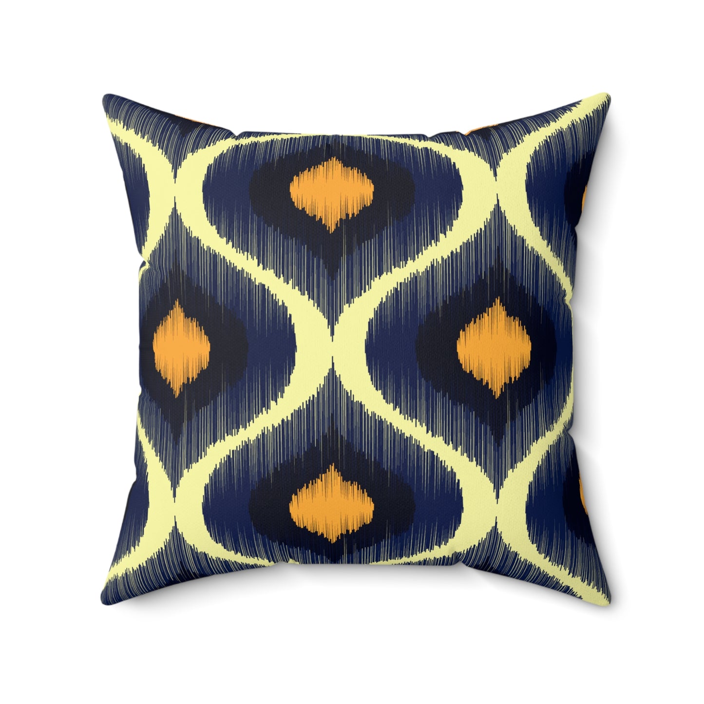 Ikat Style Throw Pillow