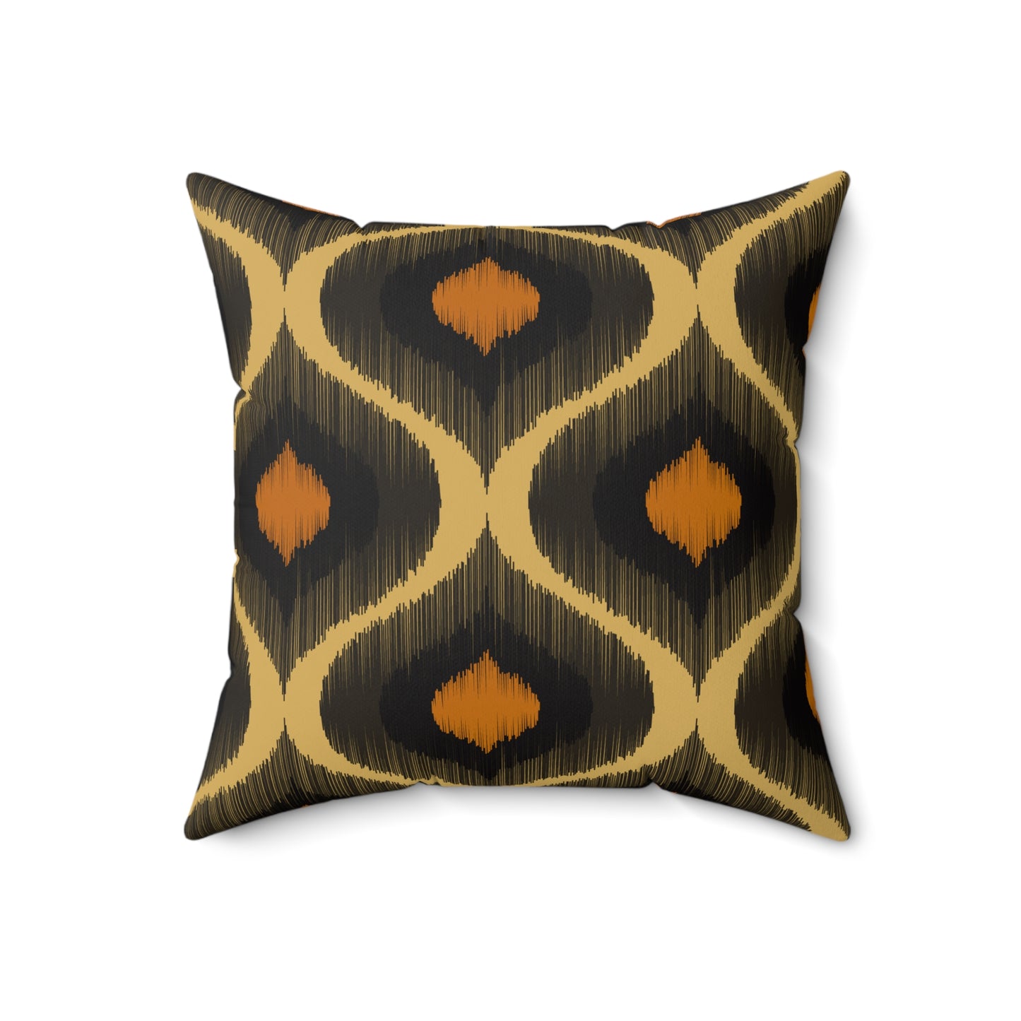 Ikat Style Throw Pillow