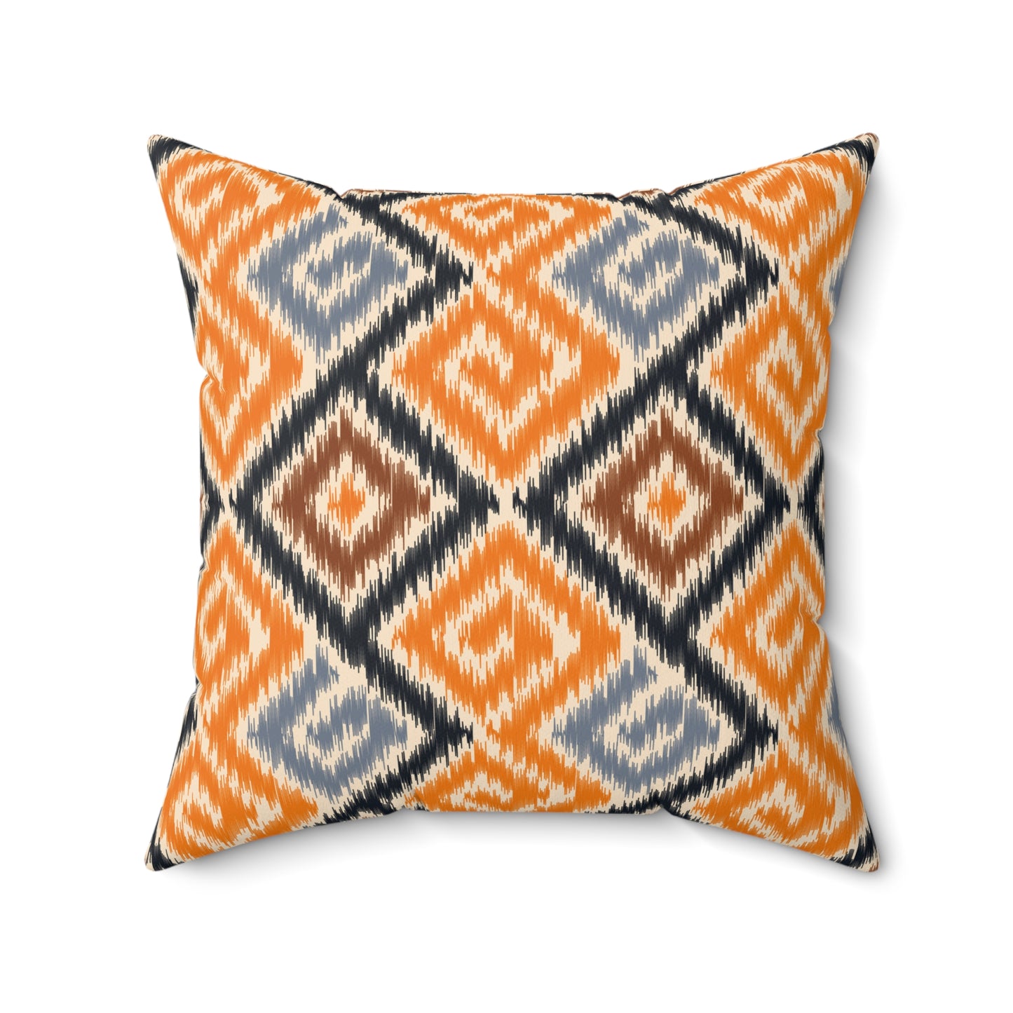 Ikat Style Throw Pillow