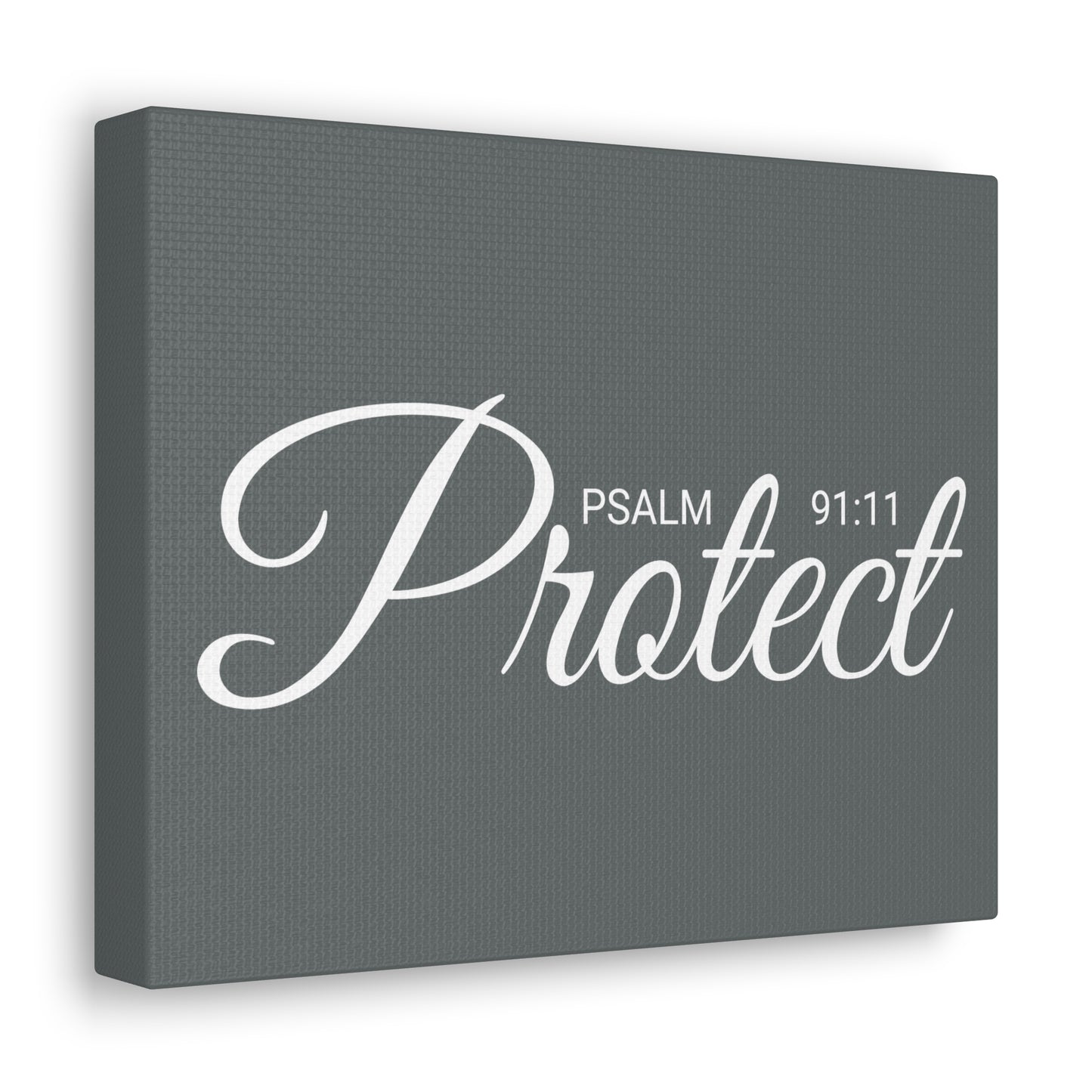 Christian Wall Art "Protect" Psalm 91:11 Ready to Hang Unframed