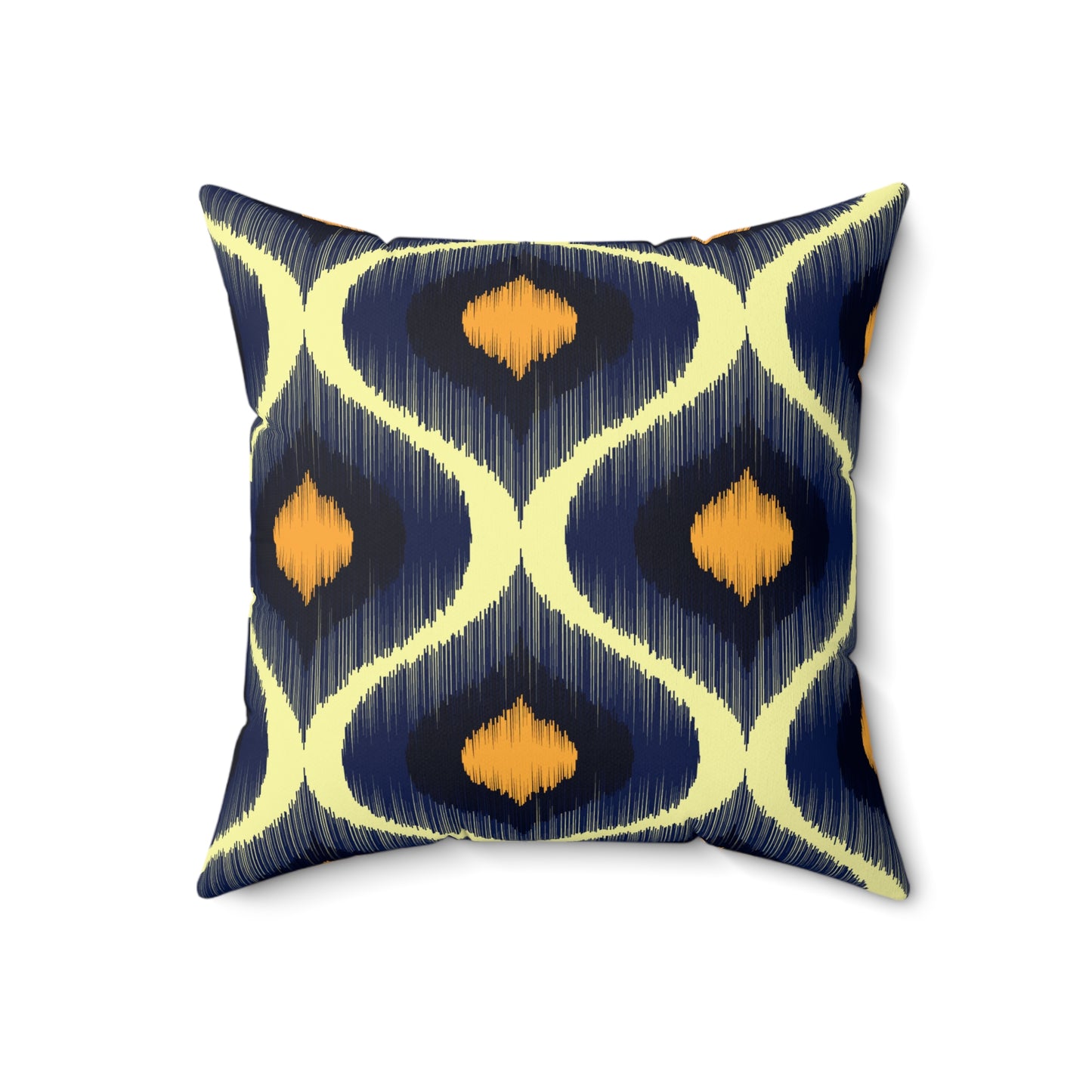 Ikat Style Throw Pillow