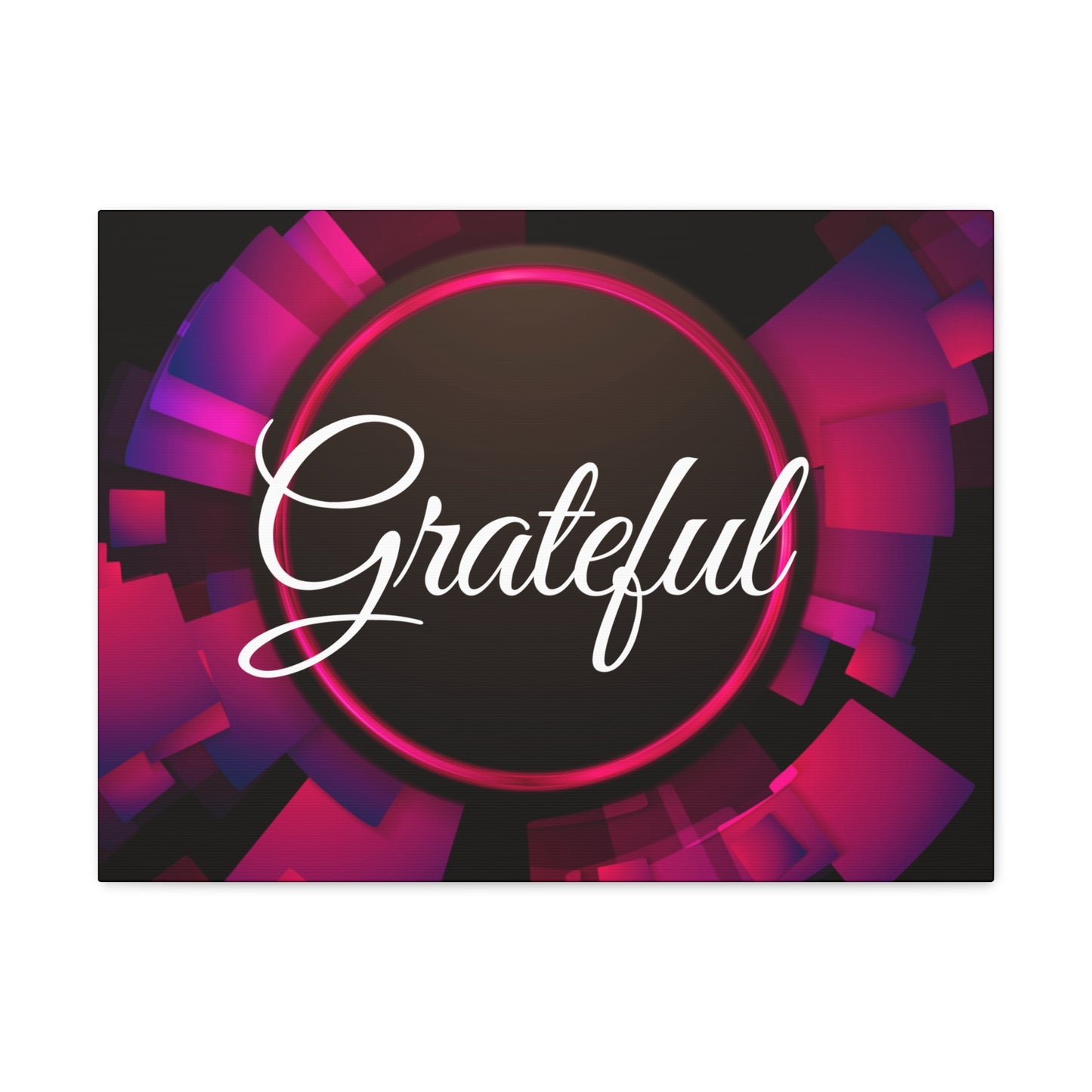 Christian Wall Art: Grateful (Wood Frame Ready to Hang)