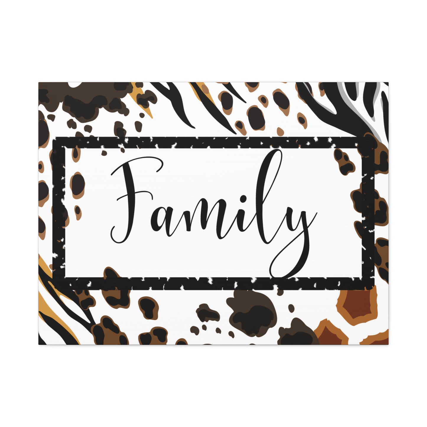 Christian Wall Art: Family (Wood Frame Ready to Hang)