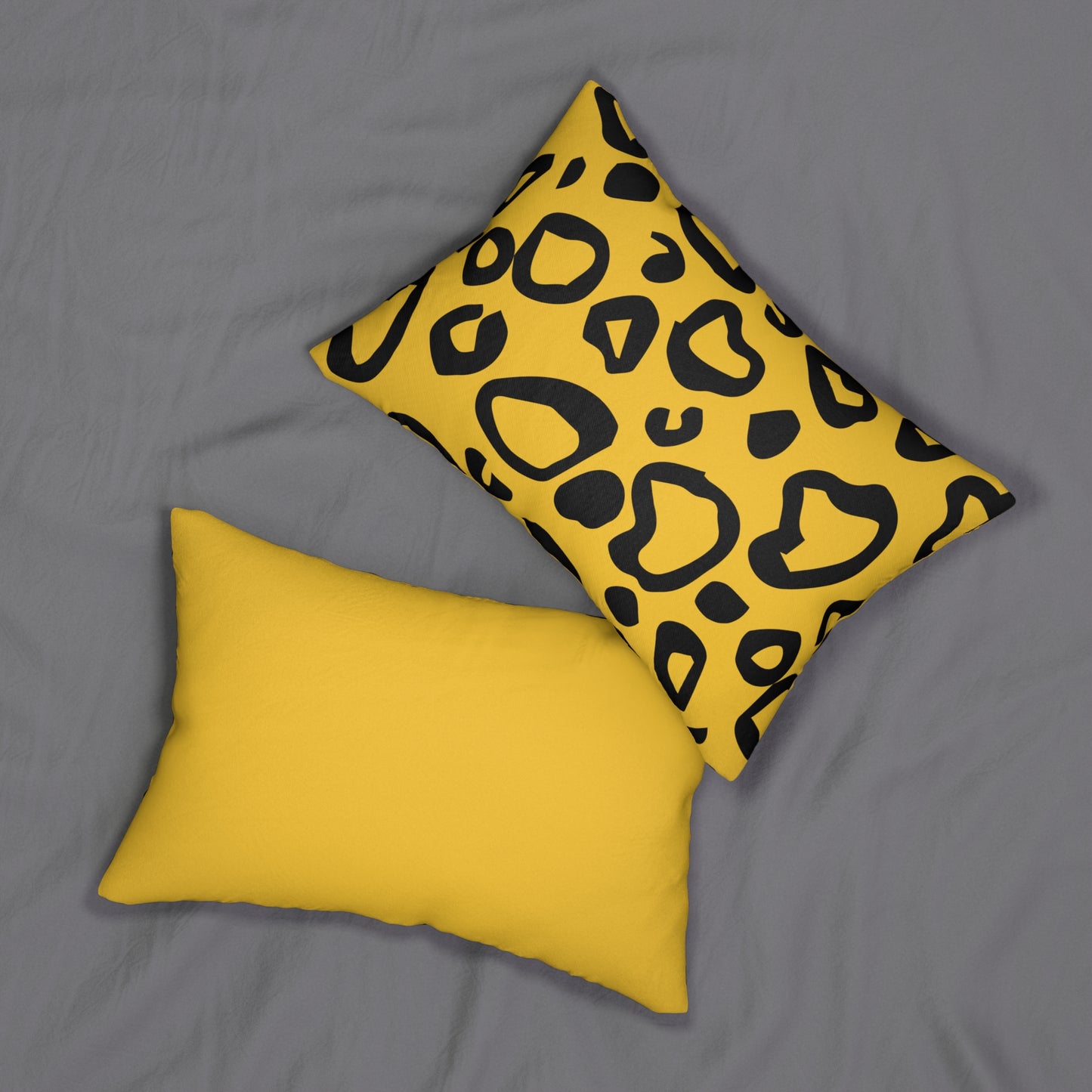 Leopard Print (Dual) Gold Accent Pillow