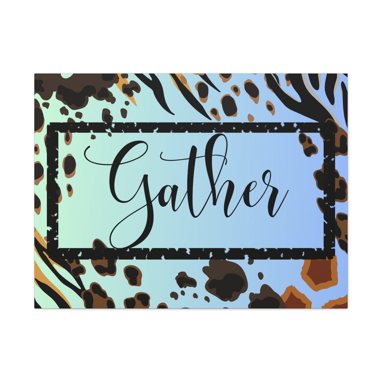 Christian Wall Art: Gather (Wood Frame Ready to Hang)