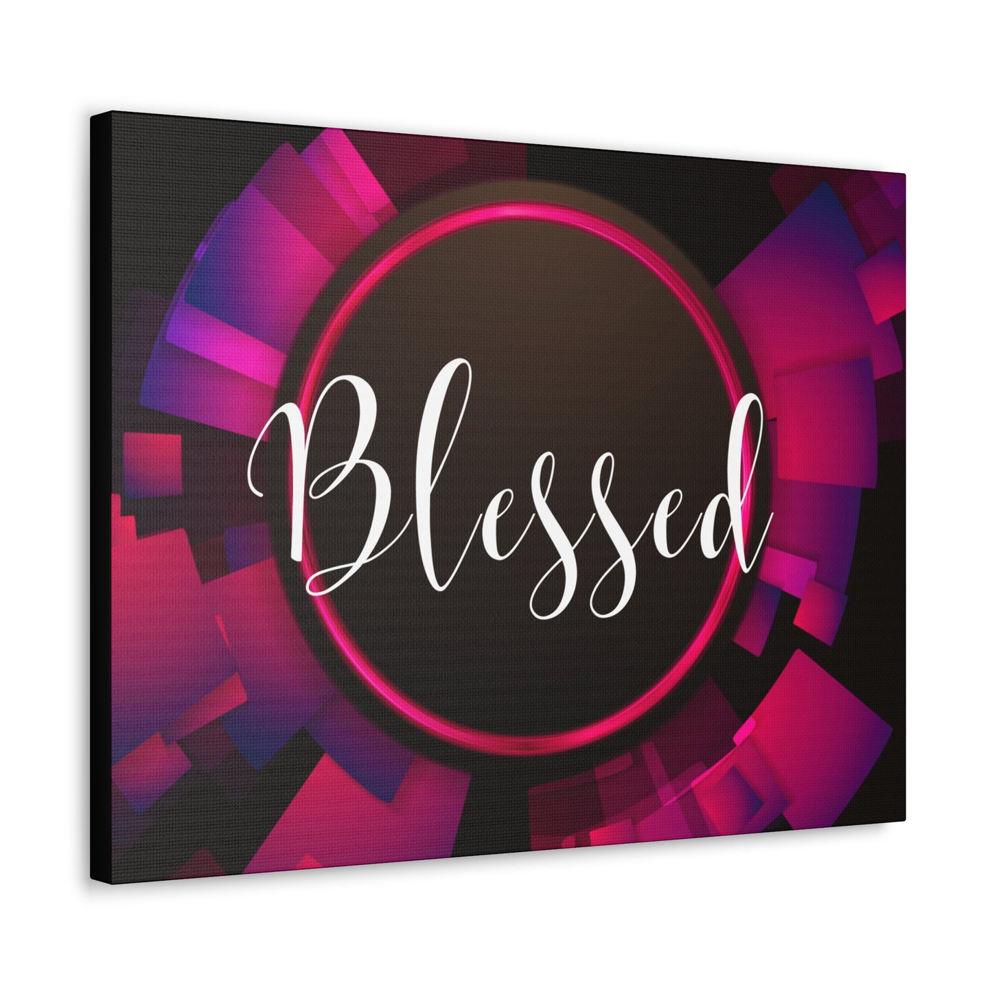 Christian Wall Art: Blessed (Wood Frame Ready to Hang)