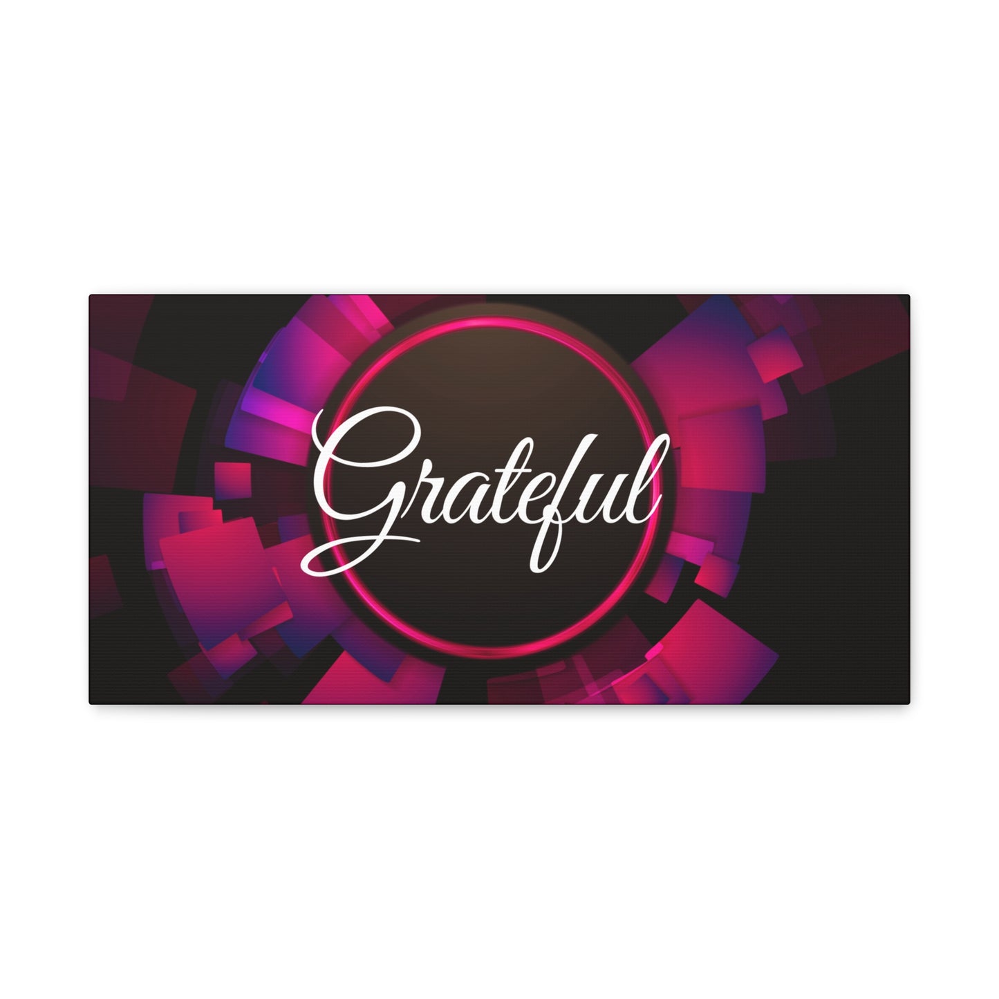 Christian Wall Art: Grateful (Wood Frame Ready to Hang)