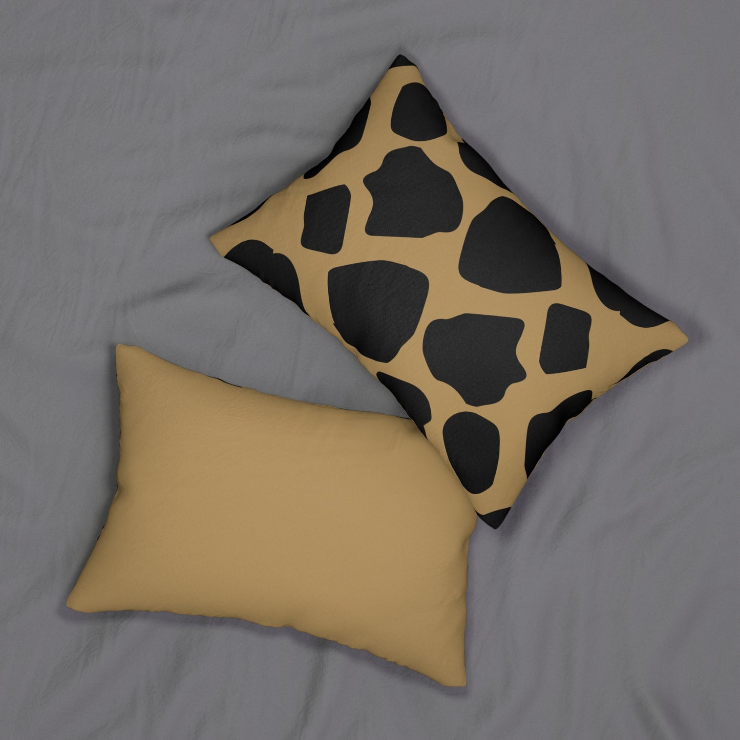 Cow Print (Dual) Lt. Brown Accent Pillow