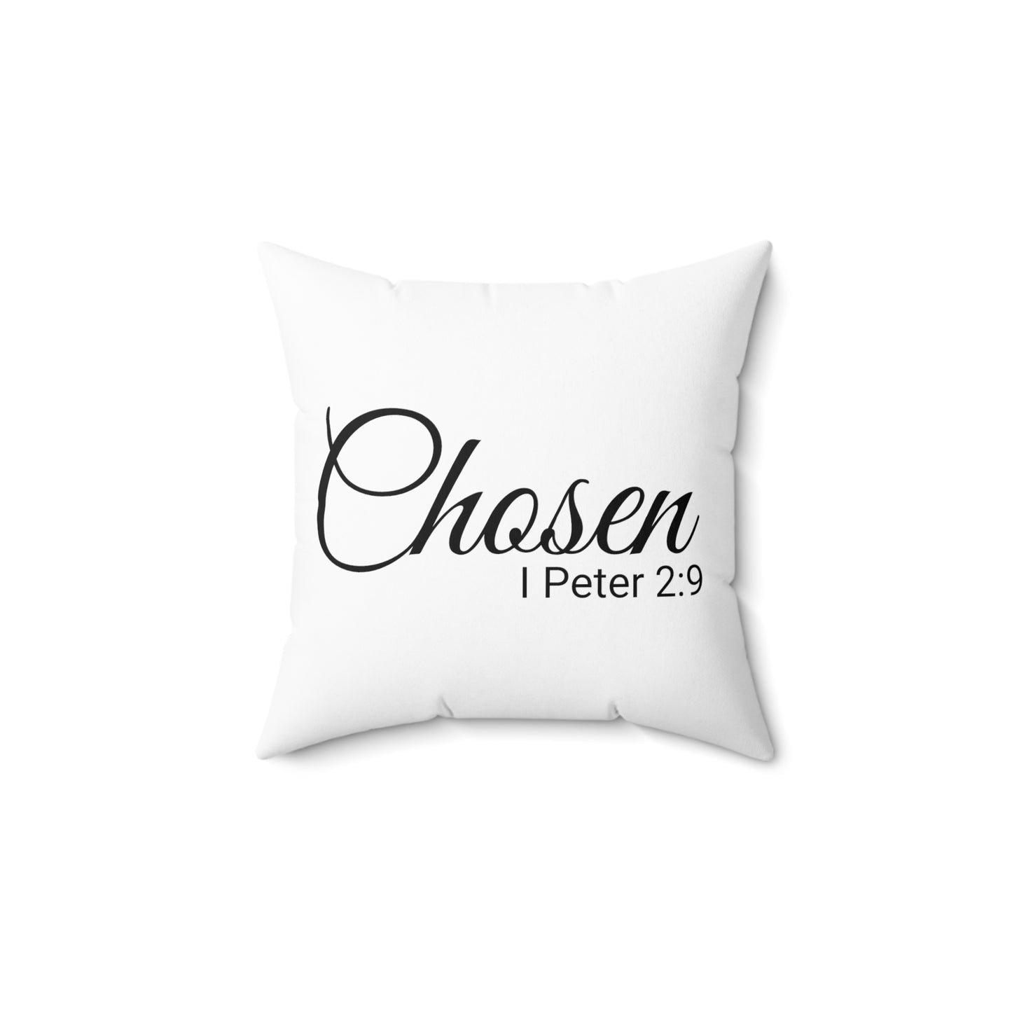 Scripture Chosen 1 Peter 2:9 Bible Verse Throw Pillow