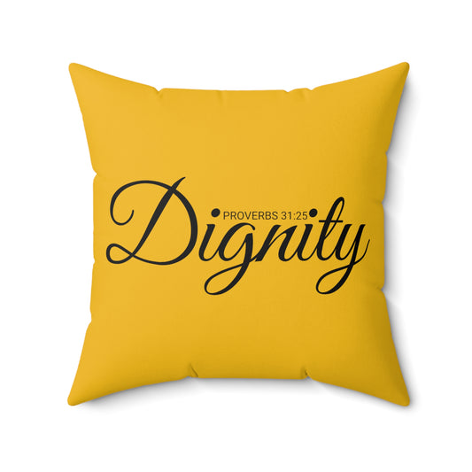 Scripture Dignity Proverbs 31:25  Bible Verse Pillow